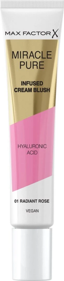 Max Factor Miracle Pure Vegan Blush - 001 Radiant Rose -Cosmetisch Korting 277x1200
