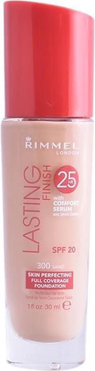 Rimmel London Lasting Finish Foundation - 300 Sand 13 Rimmel London Lasting Finish Foundation - 300 Sand - Afbeelding 13