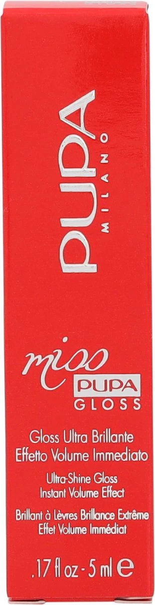 PUPA Milano 020032A305 Lipgloss 5 Ml 305 Essential Red 2 PUPA Milano 020032A305 Lipgloss 5 Ml 305 Essential Red - Afbeelding 2