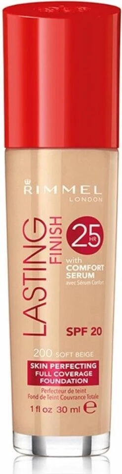 Rimmel London Lasting Finish Foundation - 200 Soft Beige 27 Rimmel London Lasting Finish Foundation - 200 Soft Beige -Cosmetisch Korting 310x1200