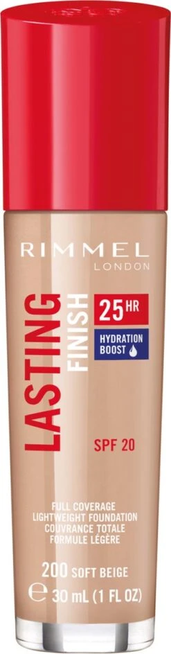 Rimmel London Lasting Finish Foundation - 200 Soft Beige 31 Rimmel London Lasting Finish Foundation - 200 Soft Beige -Cosmetisch Korting 314x1200