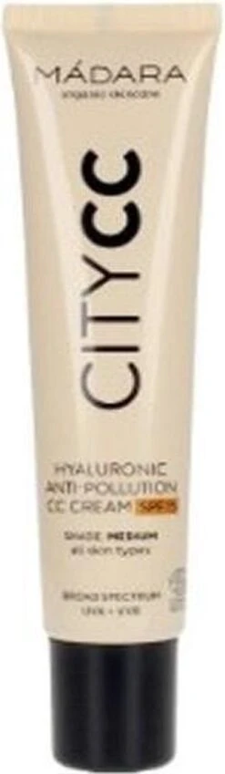 MÁDARA Anti-Pollution CC Cream SPF15 Medium Beige 40ml - Hyaluronzuur -UVA/UVB -Cosmetisch Korting 349x1200 1