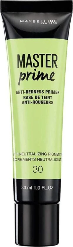 Maybelline Master Prime - 30 Anti Redness - Primer 23 Maybelline Master Prime - 30 Anti Redness - Primer -Cosmetisch Korting 358x1200