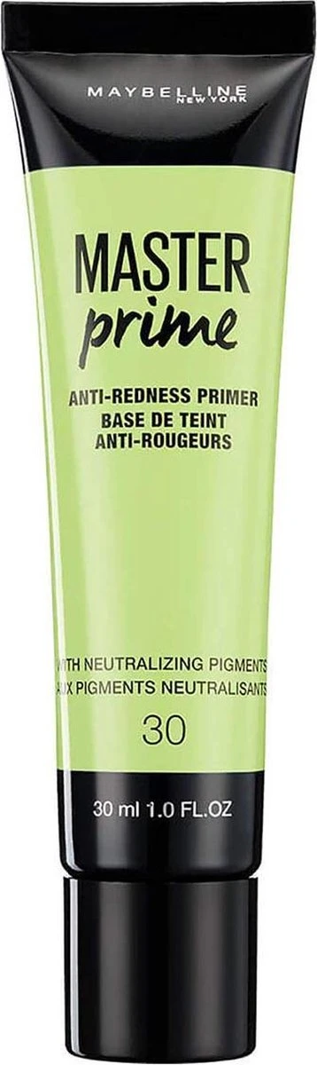 Maybelline Master Prime - 30 Anti Redness - Primer 7 Maybelline Master Prime - 30 Anti Redness - Primer - Afbeelding 7