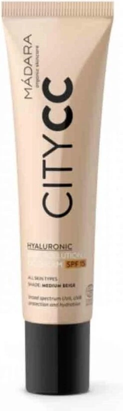MÁDARA Anti-Pollution CC Cream SPF15 Medium Beige 40ml - Hyaluronzuur -UVA/UVB -Cosmetisch Korting 361x1200 2