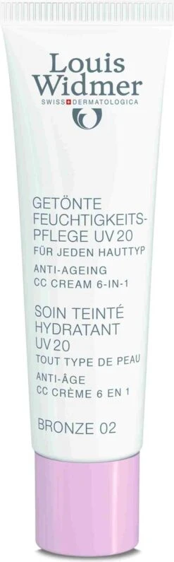 Louis Widmer CC-cream (getinte Dagverzorging UV20) Nr.2 Bronze Ongeparfumeerd -Cosmetisch Korting 373x1200 2