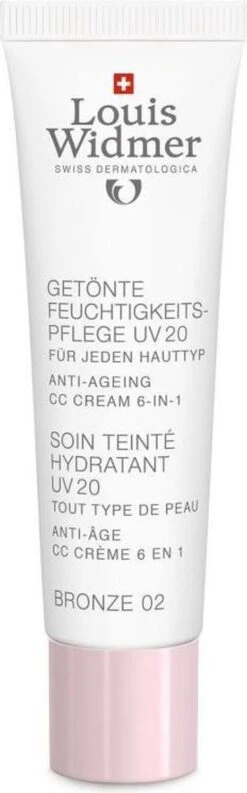Louis Widmer CC-cream (getinte Dagverzorging UV20) Nr.2 Bronze Ongeparfumeerd -Cosmetisch Korting 374x1200