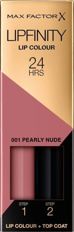 Max Factor Lipfinity Lip Colour Lipstick - 001 Pearly Nude (mondkapje-proof) -Cosmetisch Korting 382x1200 1