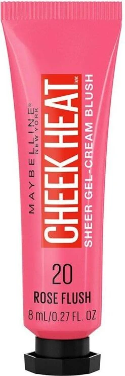 Maybelline Cheek Heat Cream Blush - 20 Rose Flash 12 Maybelline Cheek Heat Cream Blush - 20 Rose Flash -Cosmetisch Korting 399x1200