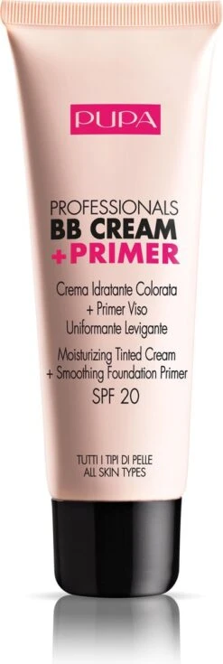 Pupa Milano Professionals BB Cream + Primer - 002 Sand -Cosmetisch Korting 403x1200 2