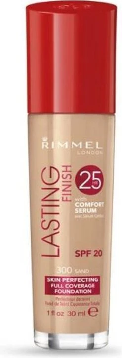 Rimmel London Lasting Finish Foundation - 300 Sand 31 Rimmel London Lasting Finish Foundation - 300 Sand -Cosmetisch Korting 409x1200 1