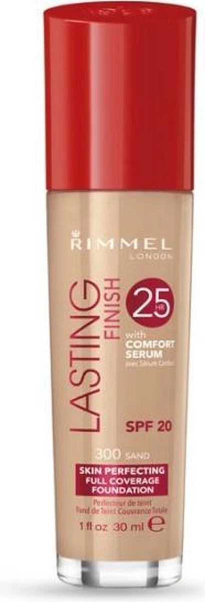 Rimmel London Lasting Finish Foundation - 300 Sand 15 Rimmel London Lasting Finish Foundation - 300 Sand - Afbeelding 15