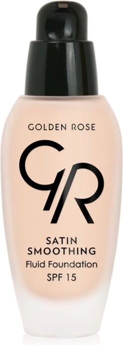 Golden Rose Satin Smoothing Fluid Foundation NO: 28 Vloeibare Foundation Met SPF15 En Vitamine E -Cosmetisch Korting 428x1200