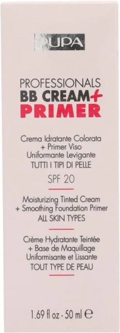 Pupa Milano Professionals BB Cream + Primer - 002 Sand -Cosmetisch Korting 432x1200 2