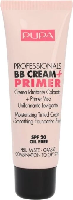 Pupa BB Cream + Primer For Combination To Oily Skin - 002 Sand -Cosmetisch Korting 443x1200 2