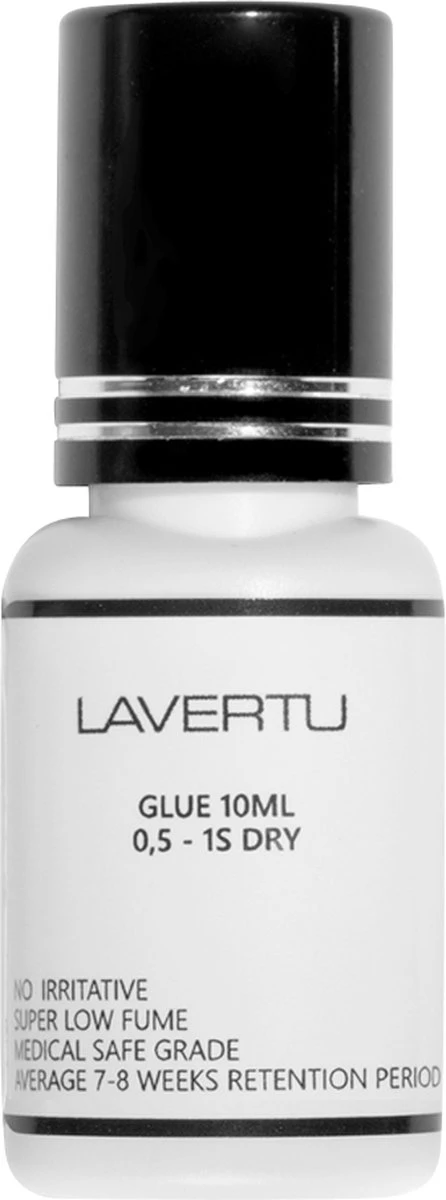Lavertu Cosmetics - Wimperlijm - Wimperextensionslijm - 0.5-1sec Droogtijd - Langhoudend - Geen Irritatie - 9 Weken Retentie - Te Gebruiken In Moeilijke Omgevingsfactoren - 10ML 1 Lavertu Cosmetics - Wimperlijm - Wimperextensionslijm - 0.5-1sec Droogtijd - Langhoudend - Geen Irritatie - 9 Weken Retentie - Te Gebruiken In Moeilijke Omgevingsfactoren - 10ML