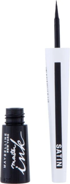 Maybelline Master Ink Precise Satin Liner - Luminous Black - Eyeliner -Cosmetisch Korting 461x1200