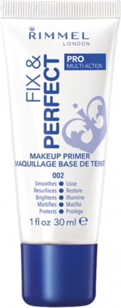 Rimmel London Fix & Perfect Make-Up Primer - 002 Transparent - 30 Ml 15 Rimmel London Fix & Perfect Make-Up Primer - 002 Transparent - 30 Ml -Cosmetisch Korting 471x1200