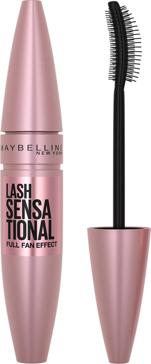 Maybelline Lash Sensational Volume Mascara - Very Black - Zwart 1 Maybelline Lash Sensational Volume Mascara - Very Black - Zwart