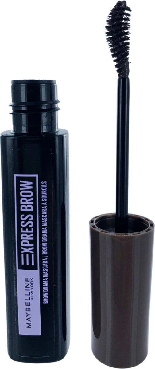 Maybelline Brow Drama Sculpting Wenkbrauw Mascara - Dark Brown 7 Maybelline Brow Drama Sculpting Wenkbrauw Mascara - Dark Brown - Afbeelding 7