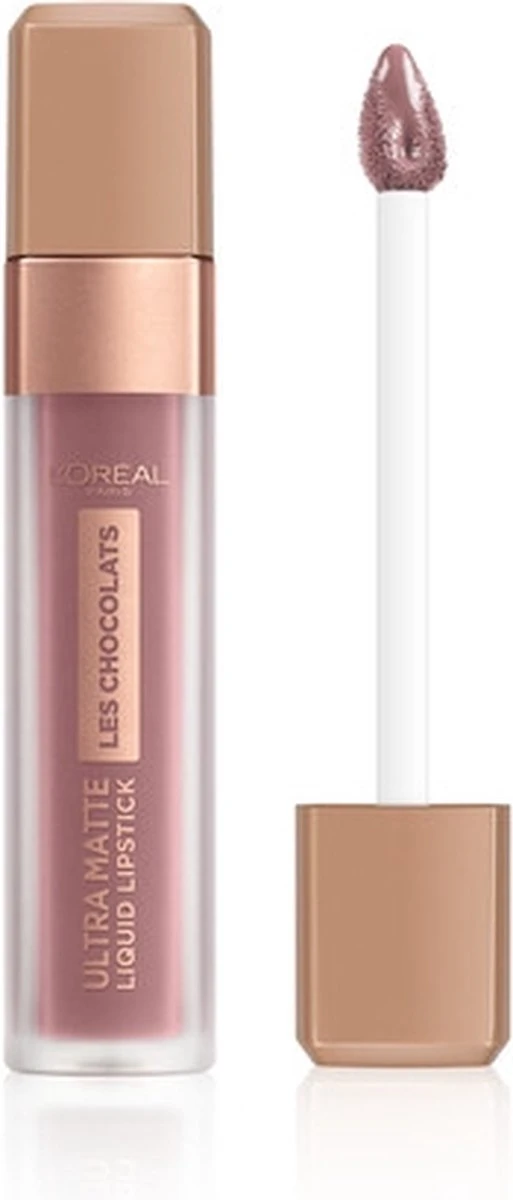 L’Oréal Paris Make-Up Designer Les Chocolats Lipstick - 842 Candy Man - Paars - Ultra Matte Lippenstift Met Chocoladegeur - 7,6 Ml 1 L’Oréal Paris Make-Up Designer Les Chocolats Lipstick - 842 Candy Man - Paars - Ultra Matte Lippenstift Met Chocoladegeur - 7,6 Ml