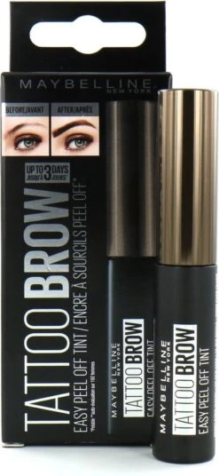 Maybelline New York - Tattoo Brow Peel-Off Wenkbrauwgel - 25 Chocolate Brown - Bruin 16 Maybelline New York - Tattoo Brow Peel-Off Wenkbrauwgel - 25 Chocolate Brown - Bruin -Cosmetisch Korting 553x1200