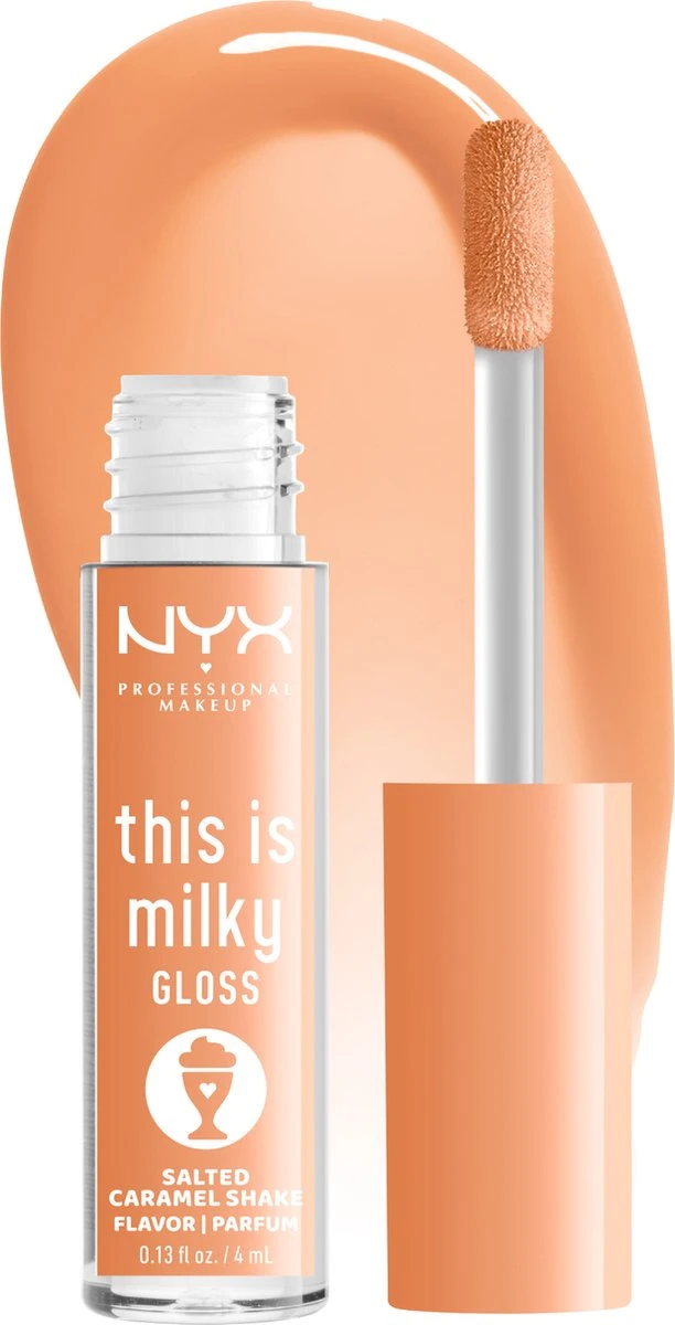 NYX Professional Makeup This Is Milky Gloss - TIMG18 Salted Caramel Shake - Lipgloss - 4 Ml 2 NYX Professional Makeup This Is Milky Gloss - TIMG18 Salted Caramel Shake - Lipgloss - 4 Ml - Afbeelding 2