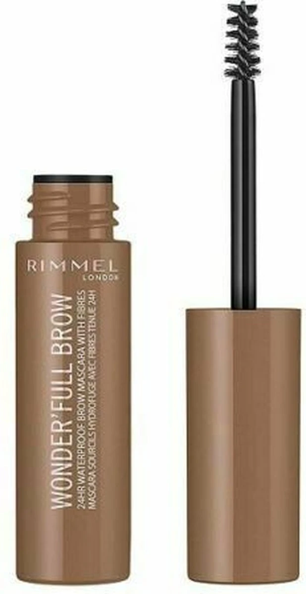 Rimmel London Wonder'full 24 Hour Brow Mascara - Wenkbrauwgel - 003 Dark Brown 6 Rimmel London Wonder'full 24 Hour Brow Mascara - Wenkbrauwgel - 003 Dark Brown - Afbeelding 6