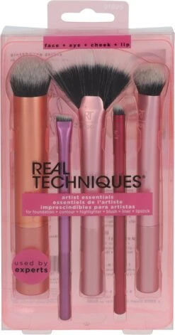 Make-up Borstel Set Artist Essentials Real Techniques (5 Pcs) 14 Make-up Borstel Set Artist Essentials Real Techniques (5 Pcs) -Cosmetisch Korting 629x1200