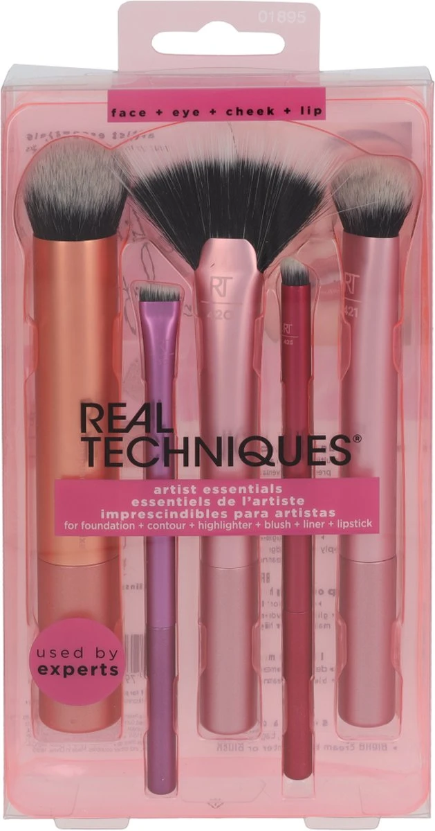 Make-up Borstel Set Artist Essentials Real Techniques (5 Pcs) 7 Make-up Borstel Set Artist Essentials Real Techniques (5 Pcs) - Afbeelding 7