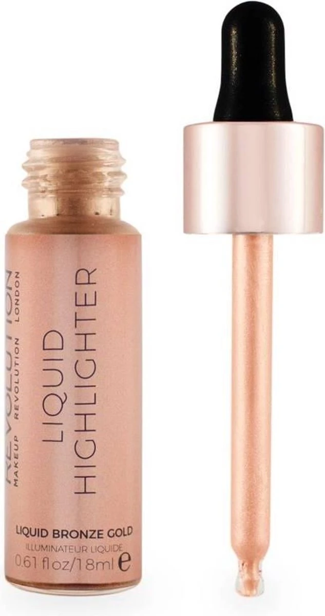 Makeup Revolution - Liquid Highlighter - Bronze Gold 1 Makeup Revolution - Liquid Highlighter - Bronze Gold