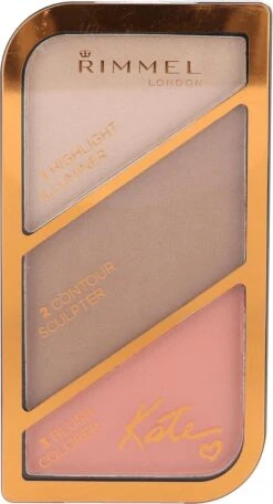 Rimmel London Kate Sculpting Palette Gezichtspoeder - Coral Glow -Cosmetisch Korting 650x1200