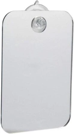 Merkloos Make-up Spiegel Wit - Spiegeltje - Badkamer Spiegel - Waterbestendig - Reisspiegel - 17 X 13 Cm