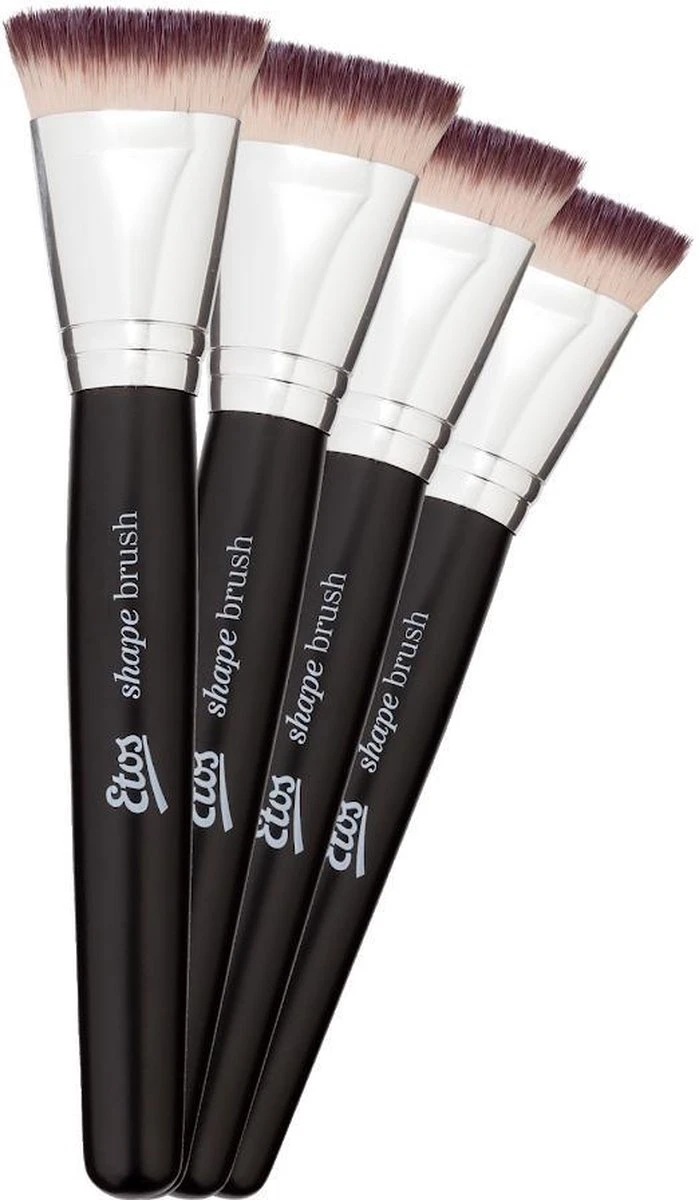 Etos Shape Make Up Kwast - Perfect Voor Contouren - 4 Stuks 1 Etos Shape Make Up Kwast - Perfect Voor Contouren - 4 Stuks