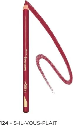 L’Oréal Paris Color Riche Lipliner - 124 S'il Vous Plait - Rood Lippenpotlood -Cosmetisch Korting 705x1200