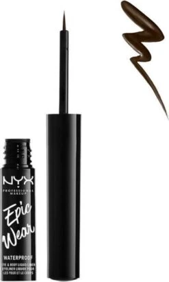 NYX Professional Makeup Epic Wear Liquid EyeLiner - Brown EWSPLL02 - 3,5 Ml -Cosmetisch Korting 721x1200 1