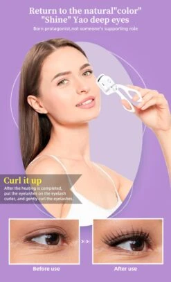 BeautyTech Elektrische Wimperkruller/Wimperkrultang - Wit - Oplaadbaar - Beauty - Verzorging - Make Up -Cosmetisch Korting 728x1200 4