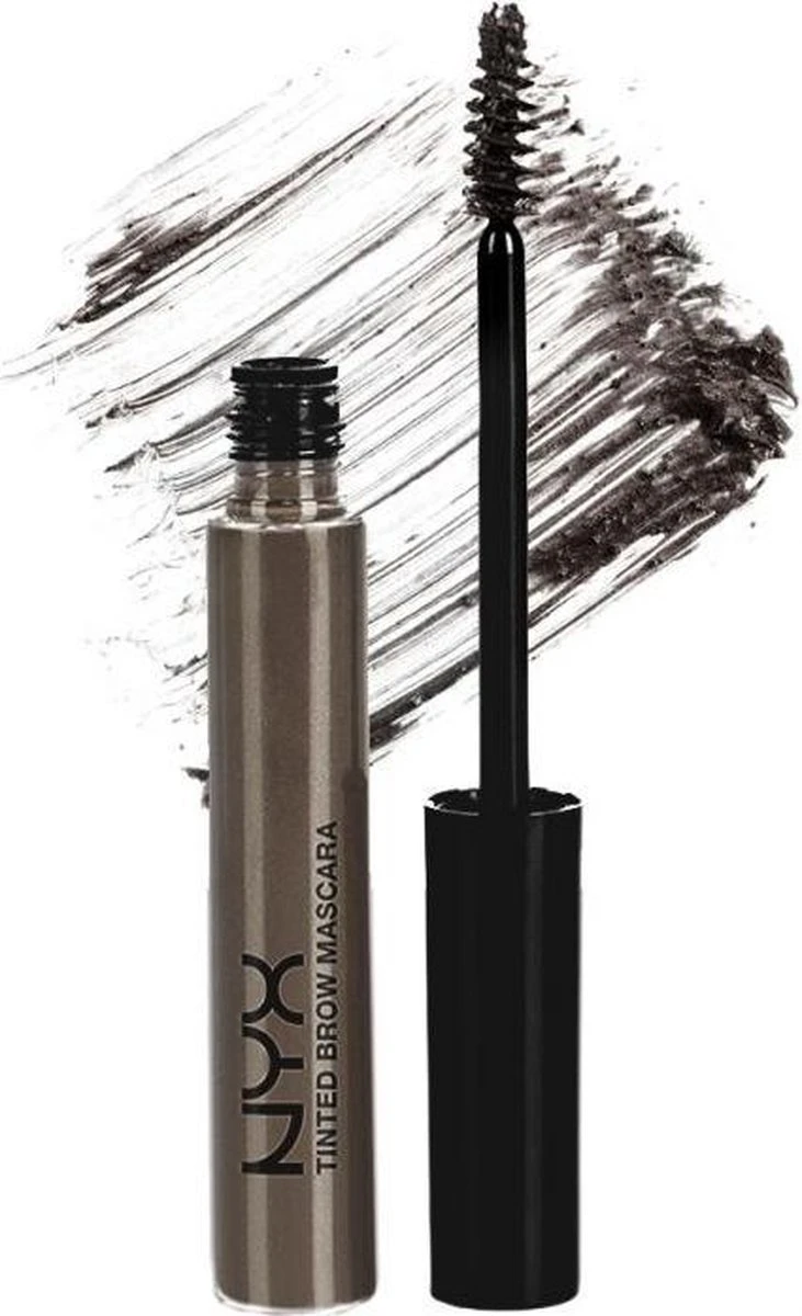 NYX Professional Makeup Tinted Brow Mascara - Black TBM05 - Wenkbrauw Mascara - 6,2 Gr 7 NYX Professional Makeup Tinted Brow Mascara - Black TBM05 - Wenkbrauw Mascara - 6,2 Gr - Afbeelding 7