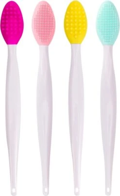 Merkloos Lip Scrub Borstel Set 4-delig - Mee Eters Verwijderen – Gezichtsreiniger – Gezichtsborstel Blackhead Remover -Cosmetisch Korting 736x1200 1