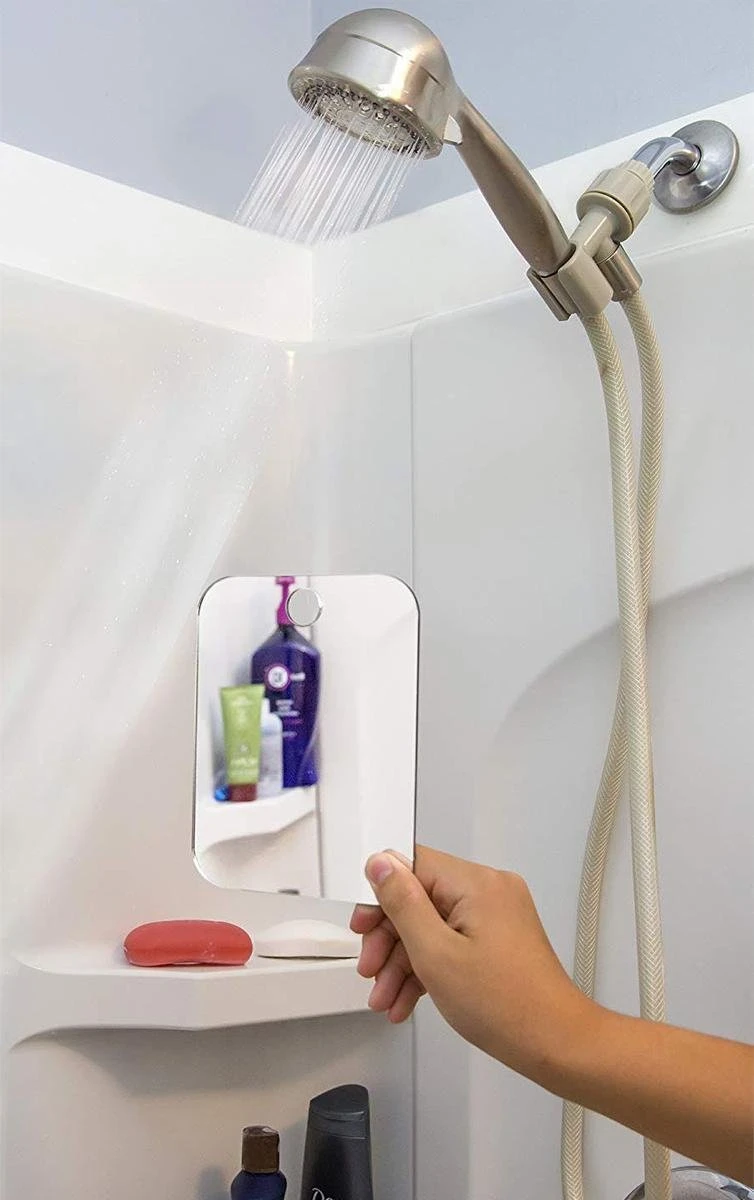 Merkloos Make-up Spiegel Wit - Spiegeltje - Badkamer Spiegel - Waterbestendig - Reisspiegel - 17 X 13 Cm 6 Merkloos Make-up Spiegel Wit - Spiegeltje - Badkamer Spiegel - Waterbestendig - Reisspiegel - 17 X 13 Cm - Afbeelding 6