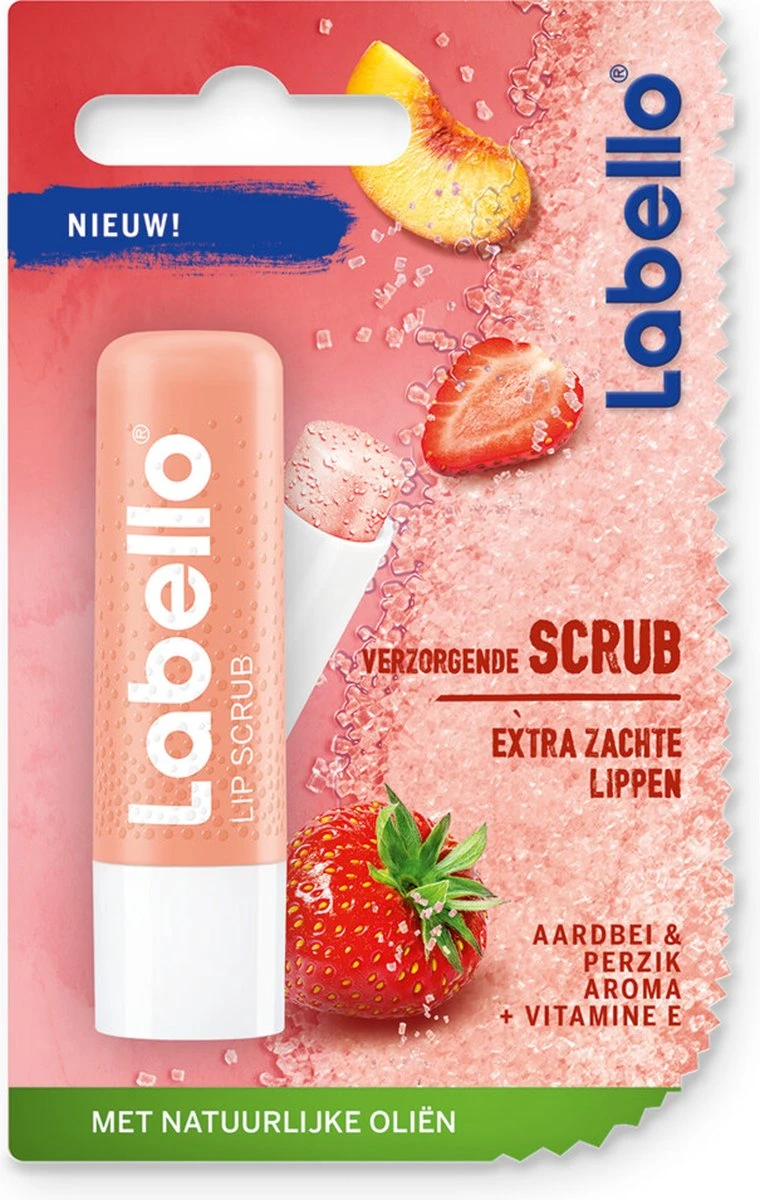 Labello Lipscrub Strawberry / Peach 1 Labello Lipscrub Strawberry / Peach