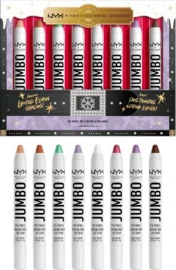NYX Professional Makeup - Holidays 2022 Mrs Claus - Jumbo Eye Vault - 8 Jumbo Eye Pencils 7 NYX Professional Makeup - Holidays 2022 Mrs Claus - Jumbo Eye Vault - 8 Jumbo Eye Pencils -Cosmetisch Korting 783x1200