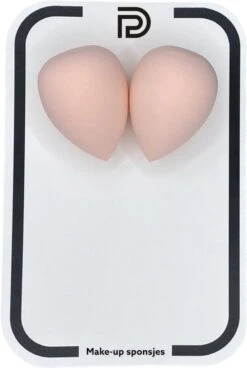 PD® - Make-up Spons - 2 Stuks - Lichtroze - Beauty Blender - Blender Spons Voor Make-up - Foundation Blender - Make-up Ei -Cosmetisch Korting 805x1200 1