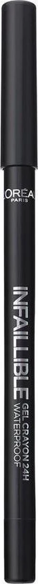 L'Oréal Paris Infallible Gel Crayon 24H Eyeliner - 01 Back To Black 5 L'Oréal Paris Infallible Gel Crayon 24H Eyeliner - 01 Back To Black - Afbeelding 5