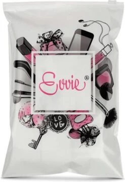 Evvie Set Van 10 Make-up Kwasten Kabuki In Etui Marble - Zwart-Goud -Cosmetisch Korting 824x1200 1