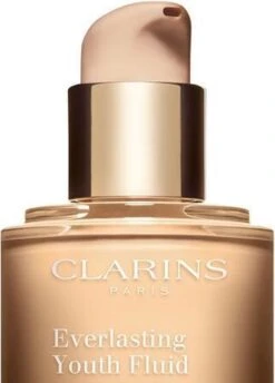 Clarins Everlasting Youth Fluid Illuminating & Firming Foundation - 110 Honey - Foundation - 30 Ml -Cosmetisch Korting 862x1200