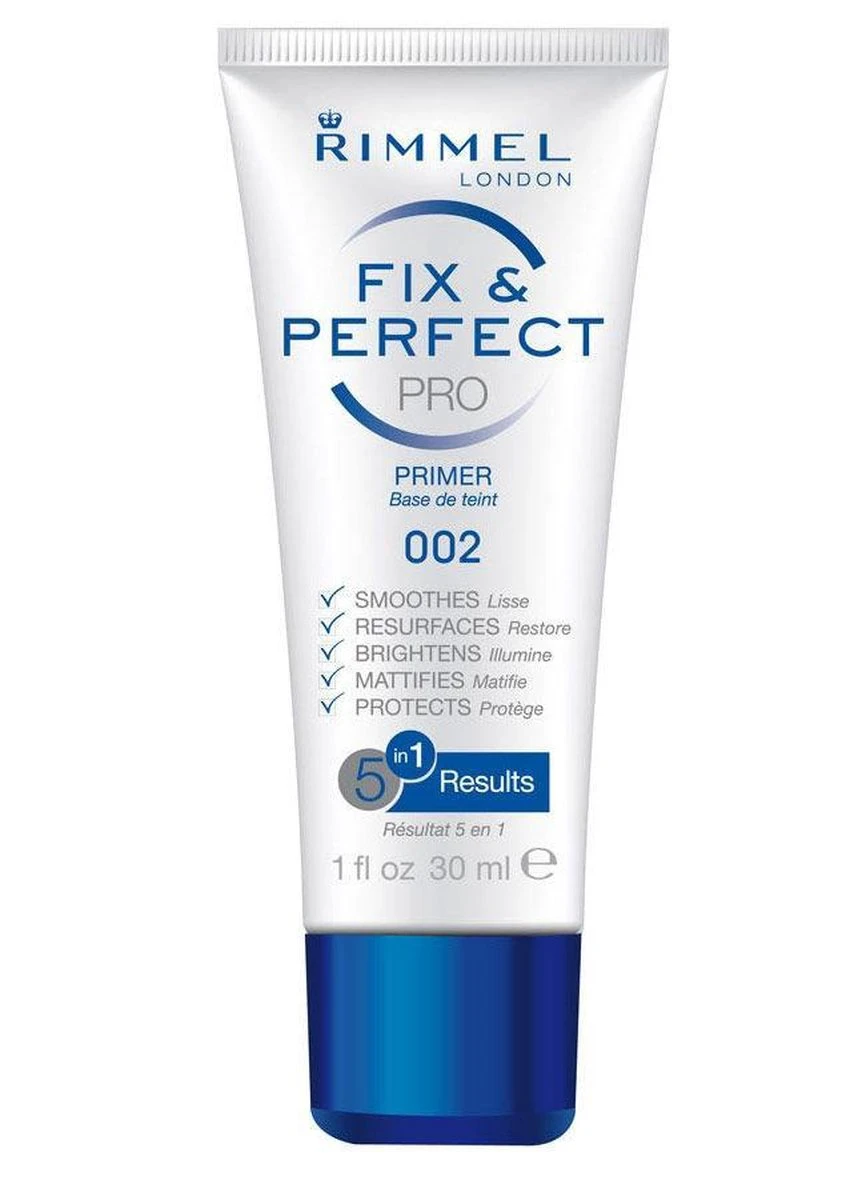 Rimmel London Fix & Perfect Make-Up Primer - 002 Transparent - 30 Ml 10 Rimmel London Fix & Perfect Make-Up Primer - 002 Transparent - 30 Ml - Afbeelding 10