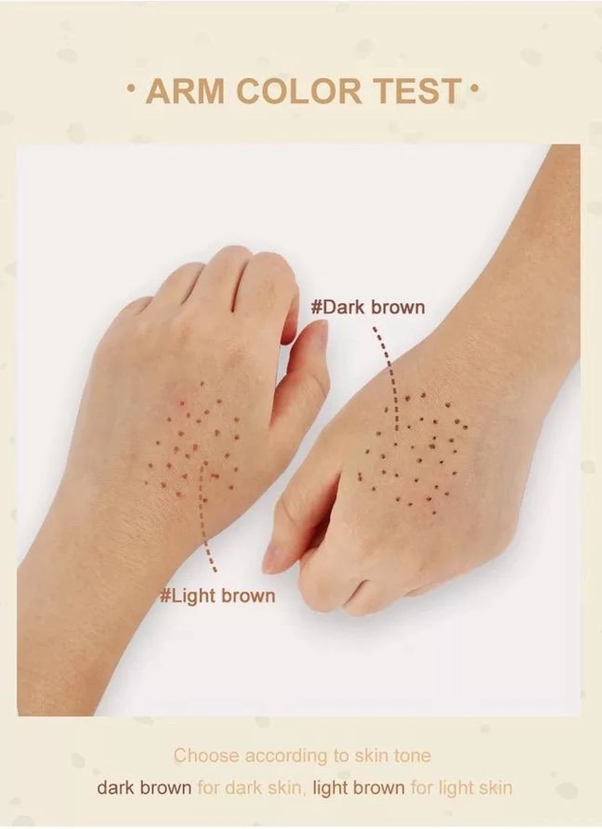 Joya Beauty® Sproetjes Pen | Freckle Pen | Kleur 1: Licht Bruin 2 Joya Beauty® Sproetjes Pen | Freckle Pen | Kleur 1: Licht Bruin - Afbeelding 2