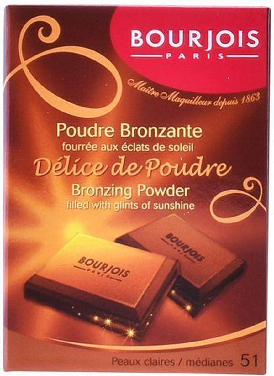 Bourjois - Delice De Poudre Bronzing Powder Browning Powder 52 16.5G 8 Bourjois - Delice De Poudre Bronzing Powder Browning Powder 52 16.5G - Afbeelding 8