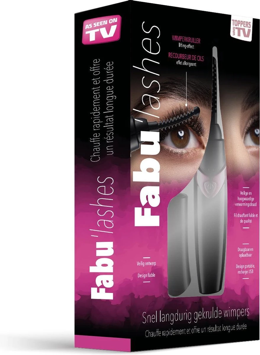 Toppers Van TV Fabu’lashes – Wimperkruller Elektrisch - Lash Lift - Wimperlift 1 Toppers Van TV Fabu’lashes – Wimperkruller Elektrisch - Lash Lift - Wimperlift